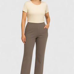 Women's Elastic Waist Pants - Comfortable Everyday Style | Spring