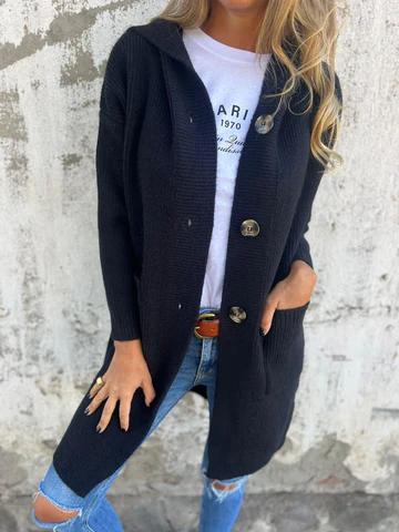 Women's Elegant Blazer Jacket - Timeless Tailored Style | Fall - Black