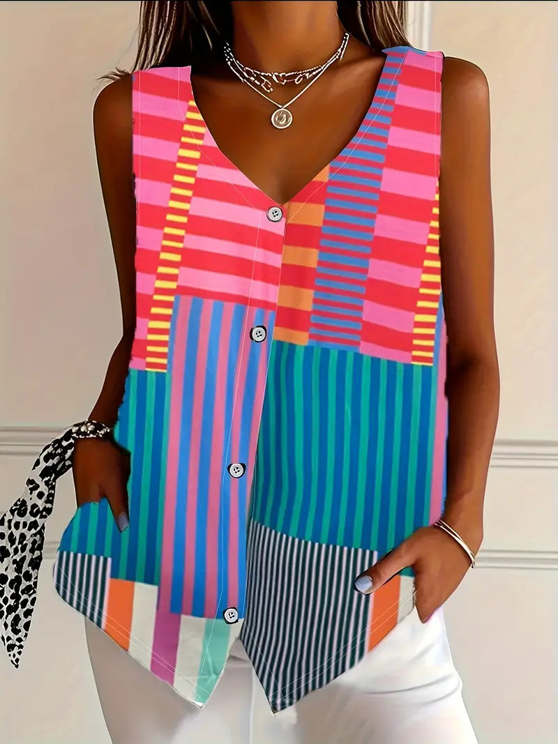 Women's Elegant Blouse - Lightweight Loose Fit | Summer