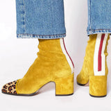 Women's Elegant Boots - Timeless Silhouette | Autumn - Yellow