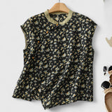 Women's Elegant Drape Top - Timeless Versatile Blouse | Summer - Black