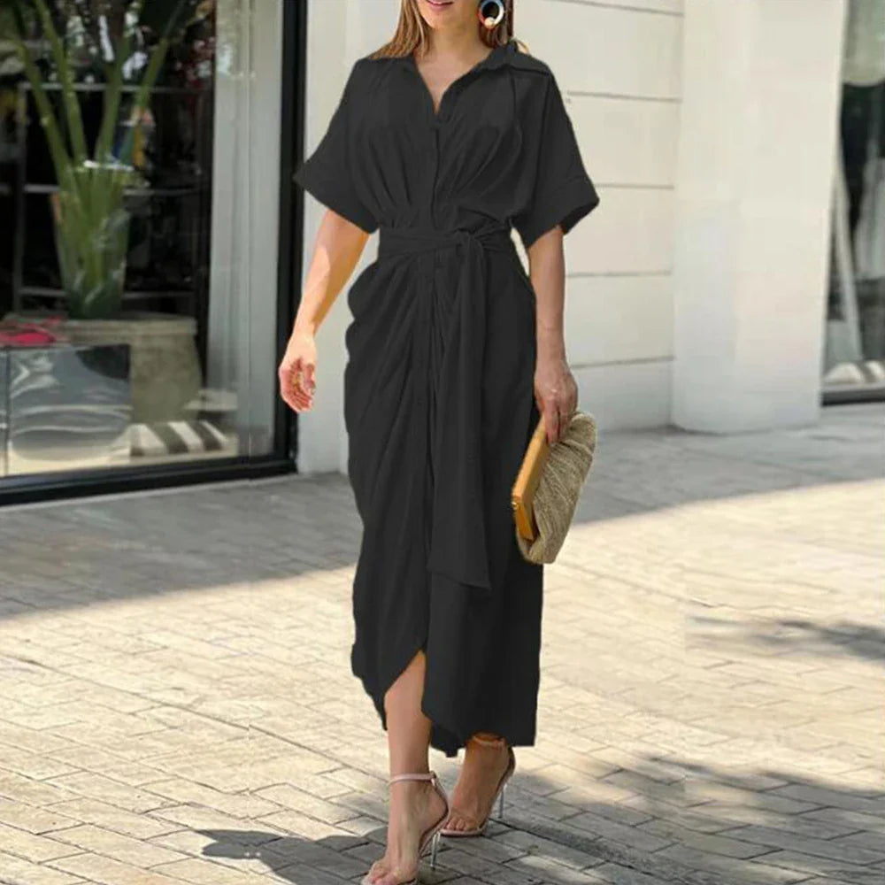 Women's Elegant Dress | Comfortable Fit | Versatile | Spring - Black