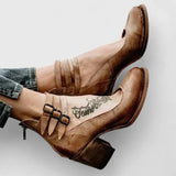 Women's Elegant Heels - Sophisticated Comfort Shoes | Autumn - Dark Brown