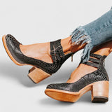 Women's Elegant Heels - Sophisticated Comfort Shoes | Autumn - Limited Edition Black