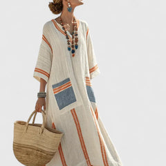 Women's Elegant Maxi Dress - Timeless Relaxed Fit | Summer