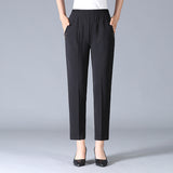 Women's Elegant Pants | High Rise | Comfort Fit | Winter - Black