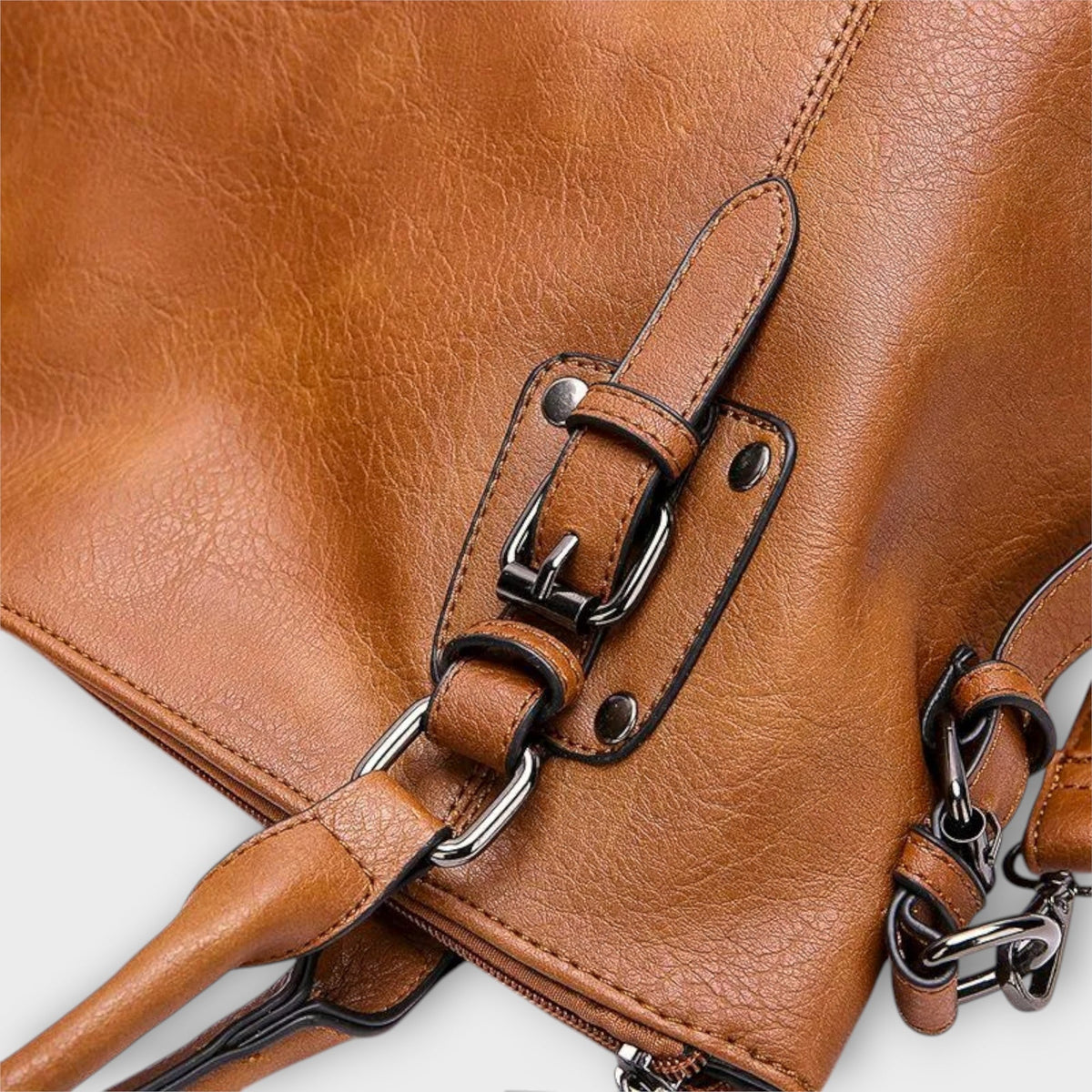 Women's Elegant Shoulder Bag - Structured Flap Design