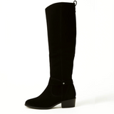 Women's Elegant Tall Boots - Sleek Shaft Design | Autumn - Black
