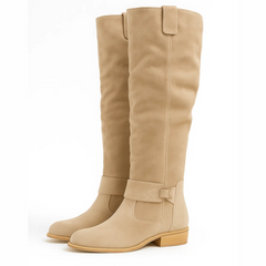Women's Elegant Tall Boots - Sleek Shaft Design | Autumn