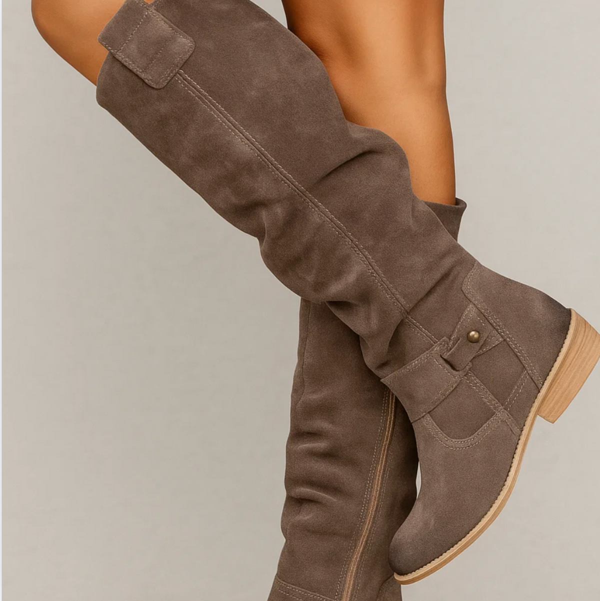 Women's Elegant Tall Boots - Sleek Shaft Design | Autumn