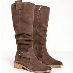 Women's Elegant Tall Boots - Sleek Shaft Design | Autumn