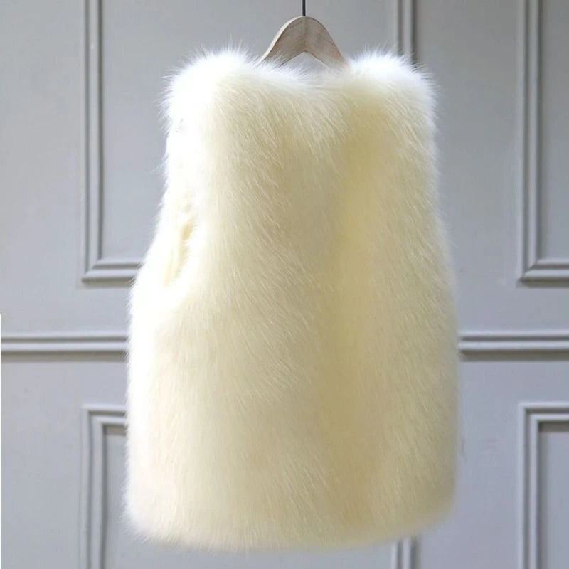Women's Faux Fur Bodywarmer | Luxe Look | Glamorous | Winter