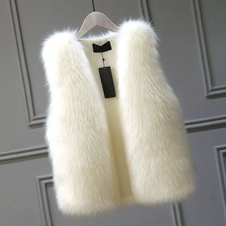 Women's Faux Fur Bodywarmer | Luxe Look | Glamorous | Winter