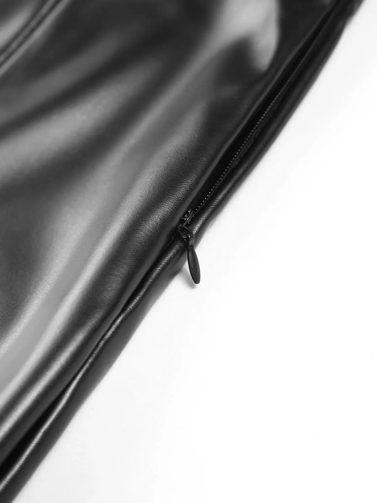 Women's Flair Pants | Leather Split | Elegant | Autumn