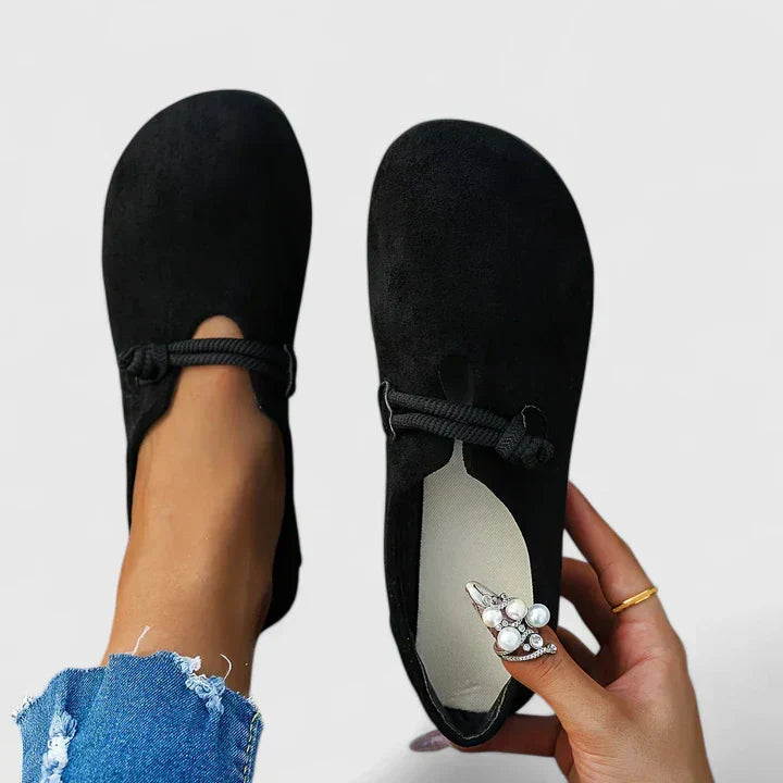 Women's Flat Shoes | Elegant Easy Fit | Summer - Black