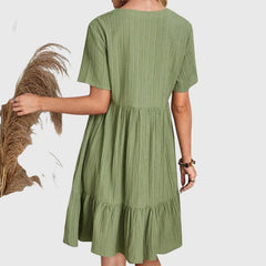 Women's Flattering A-Line Dress - Elegant Everyday Wear | Spring