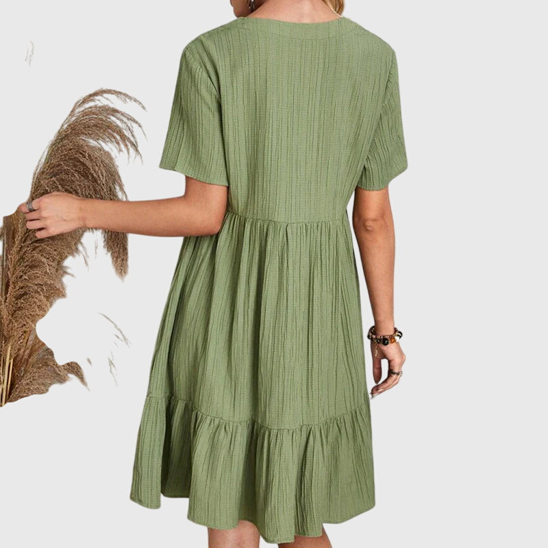 Women's Flattering A-Line Dress - Elegant Everyday Wear | Spring