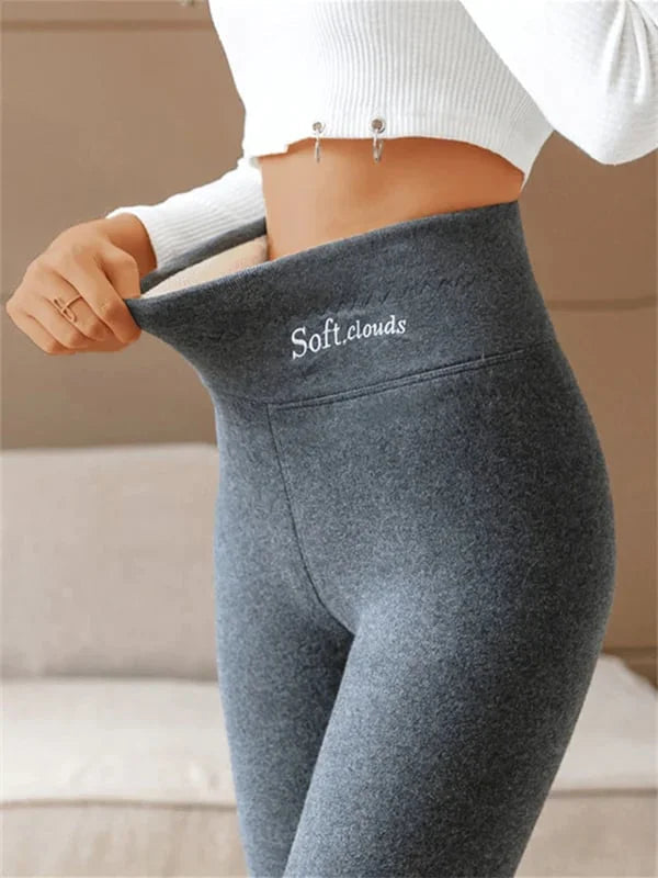 Women's Fleece-Lined Leggings | High Waist | Winter