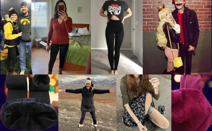 Women's Fleece-Lined Leggings | High Waist | Winter