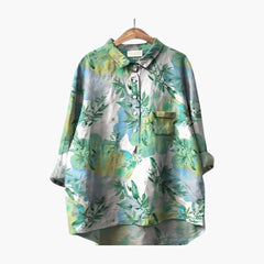 Women's Floral Blouse | Button Placket | Spring - Floral Mix 7