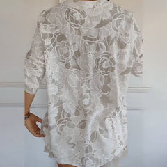 Women's Floral Blouse - Relaxed Fit | Spring