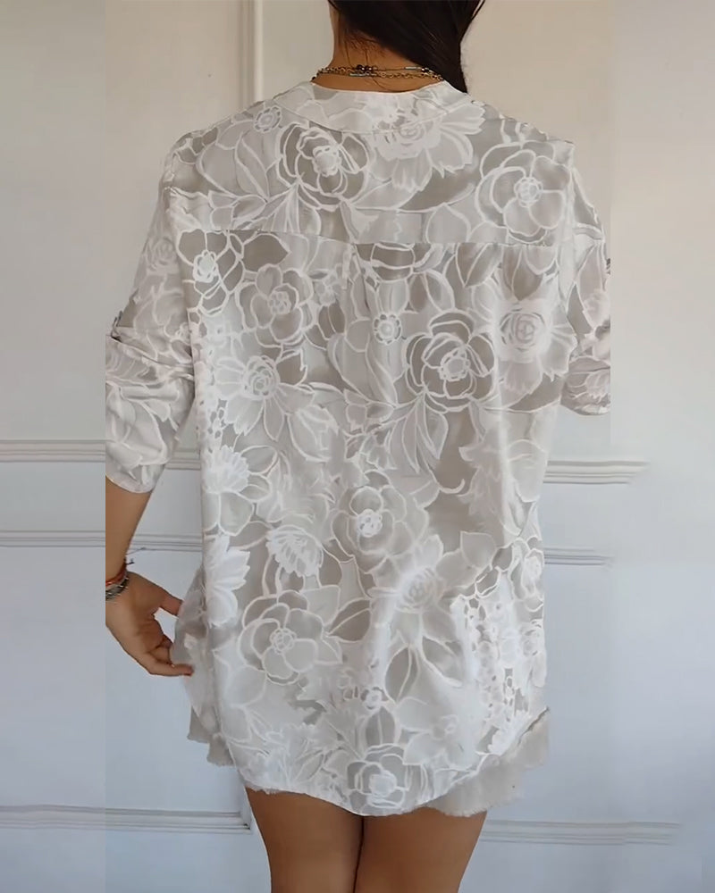 Women's Floral Blouse - Relaxed Fit | Spring