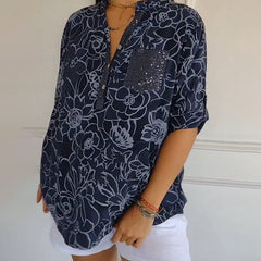 Women's Floral Blouse - Relaxed Fit | Spring