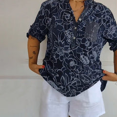 Women's Floral Blouse - Relaxed Fit | Spring