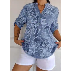 Women's Floral Blouse - Relaxed Fit | Spring