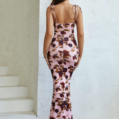 Women's Floral Maxi Dress | Ruched Details | Elegant | Summer