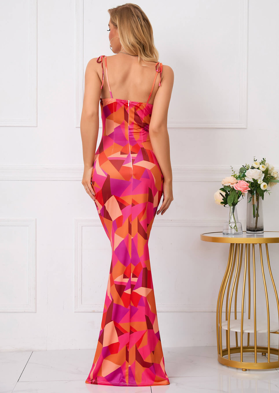 Women's Floral Maxi Dress | Ruched Details | Elegant | Summer