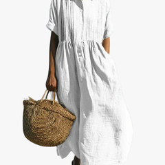 Women's Flowing Maxi Dress - Elegant Summer Style