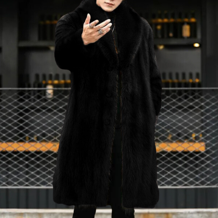 Women's Full-Length Coat | Elegant | Luxury | Winter - Black