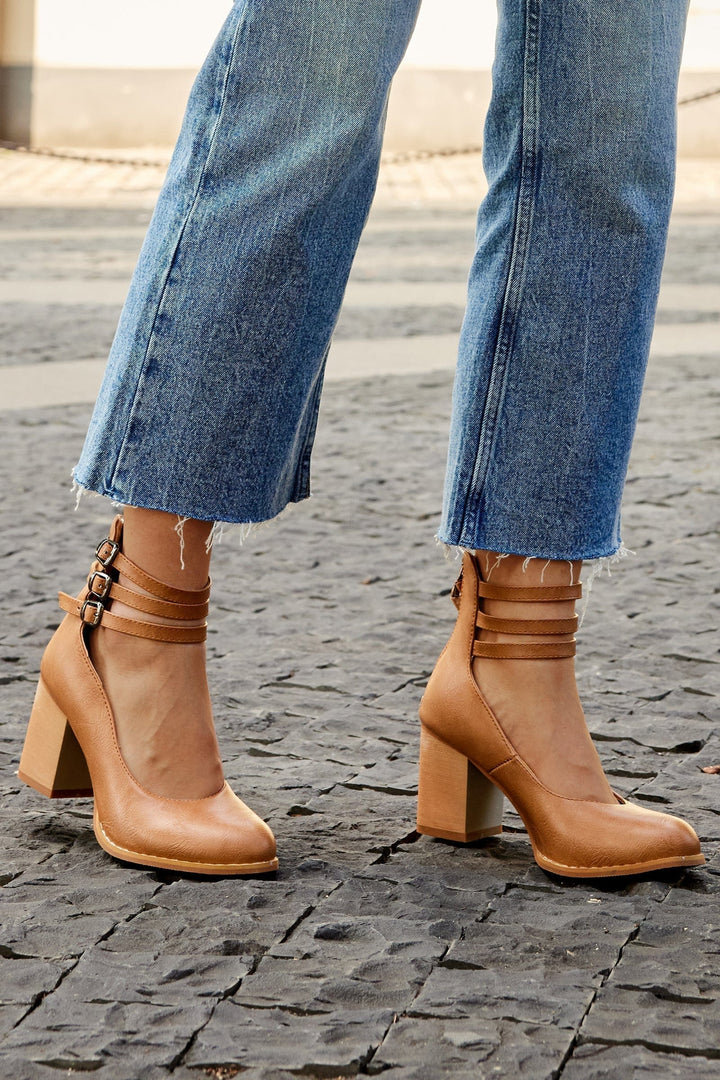 Women's Heels | Elegant Ankle Strap | Summer