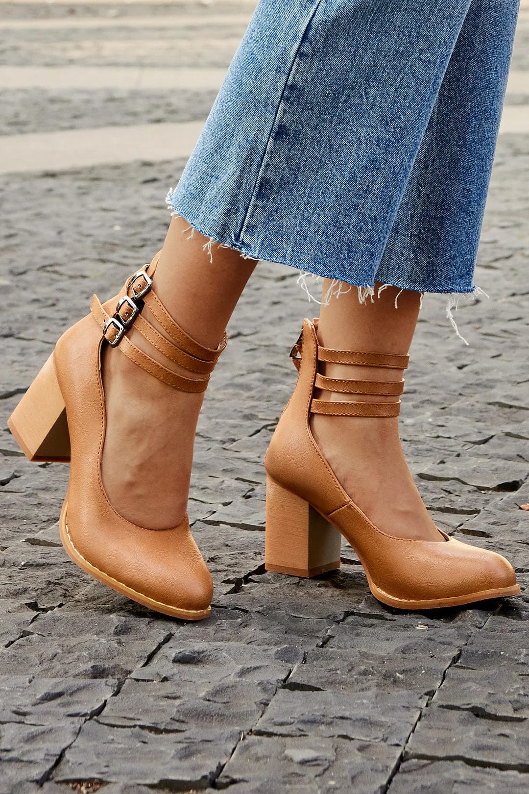 Women's Heels | Elegant Ankle Strap | Summer