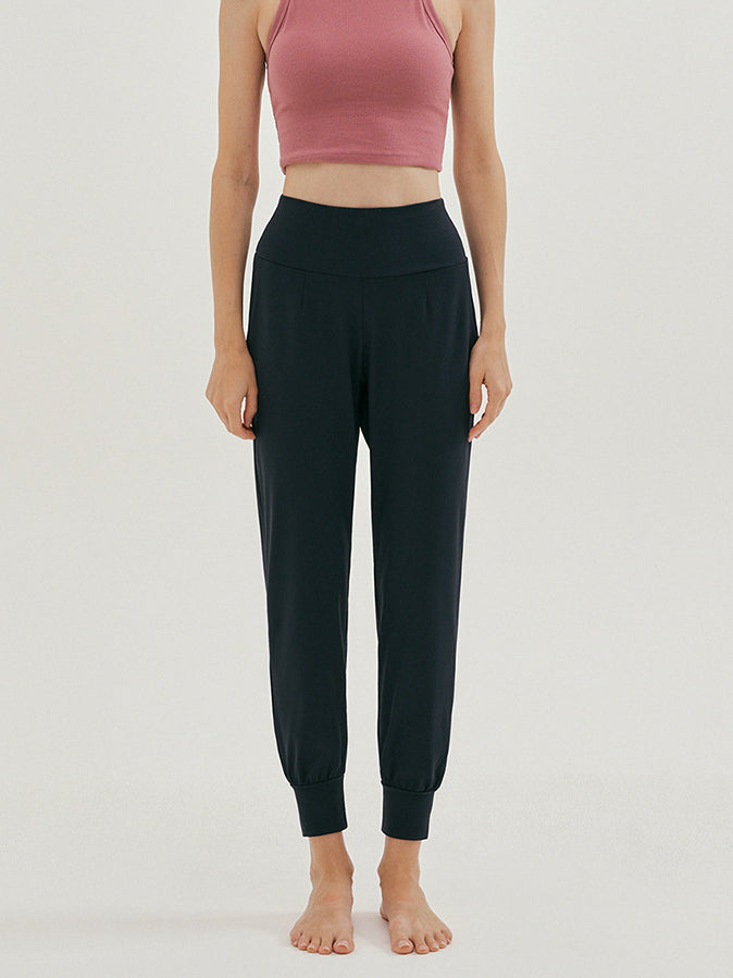 Women's High-Waist Jogger Pants - Comfortable Elastic Waistband