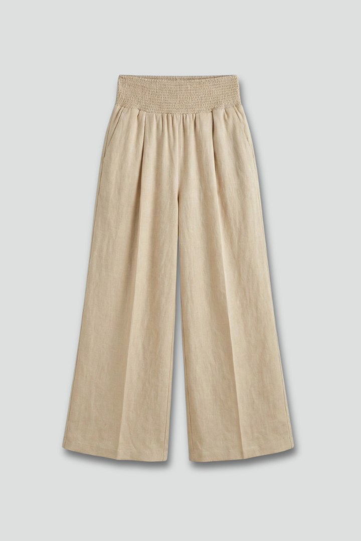 Women's High-Waist Palazzo Pants - Elegant Wide-Leg Style | Spring