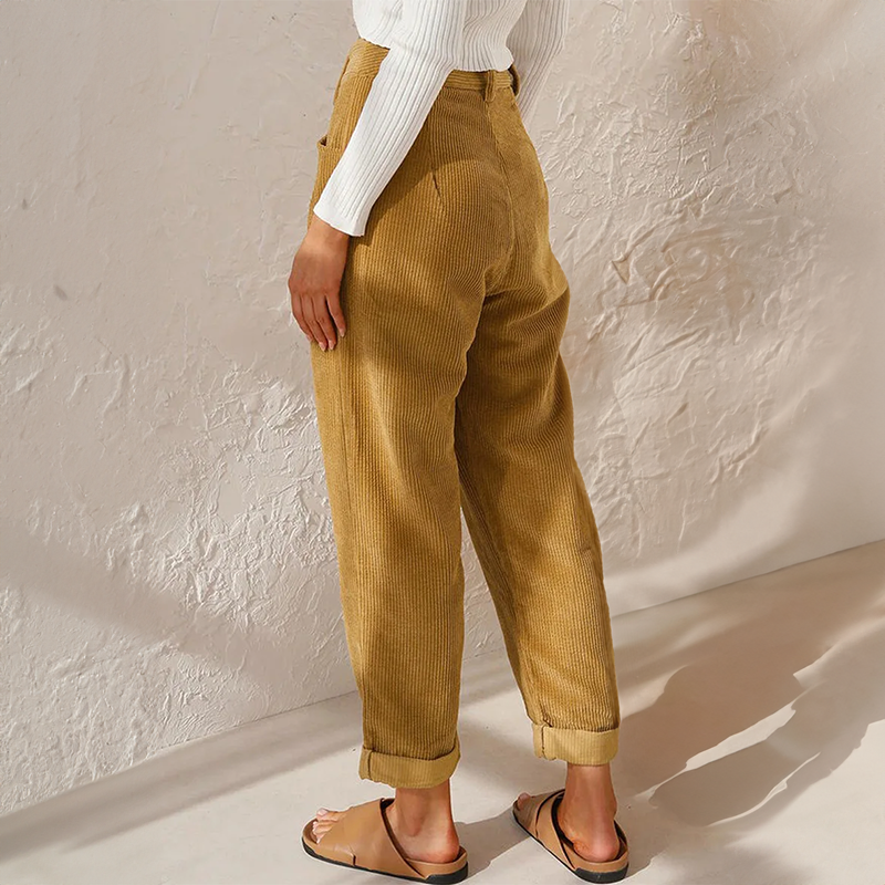 Women's High Waist Wide Leg Pants - Summer Tailored Fit
