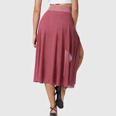 Women's High-Waisted A-Line Skirt - Elegant Everyday Wear | Spring