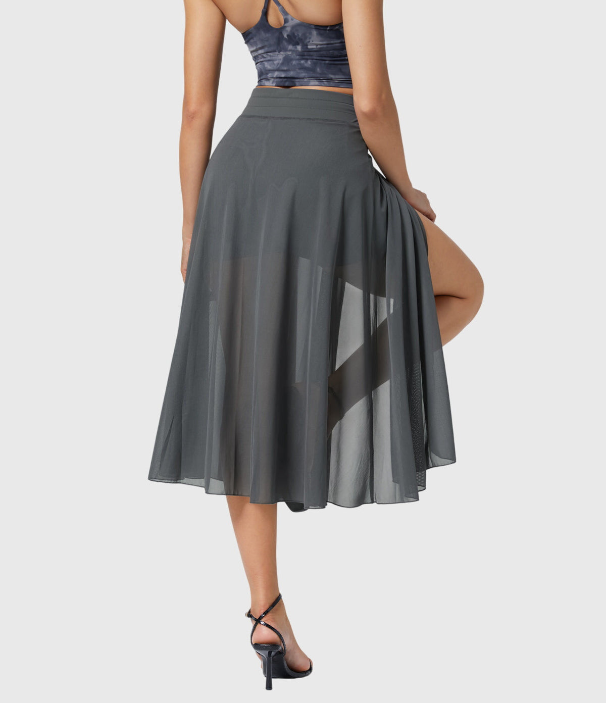 Women's High-Waisted A-Line Skirt - Elegant Everyday Wear | Spring