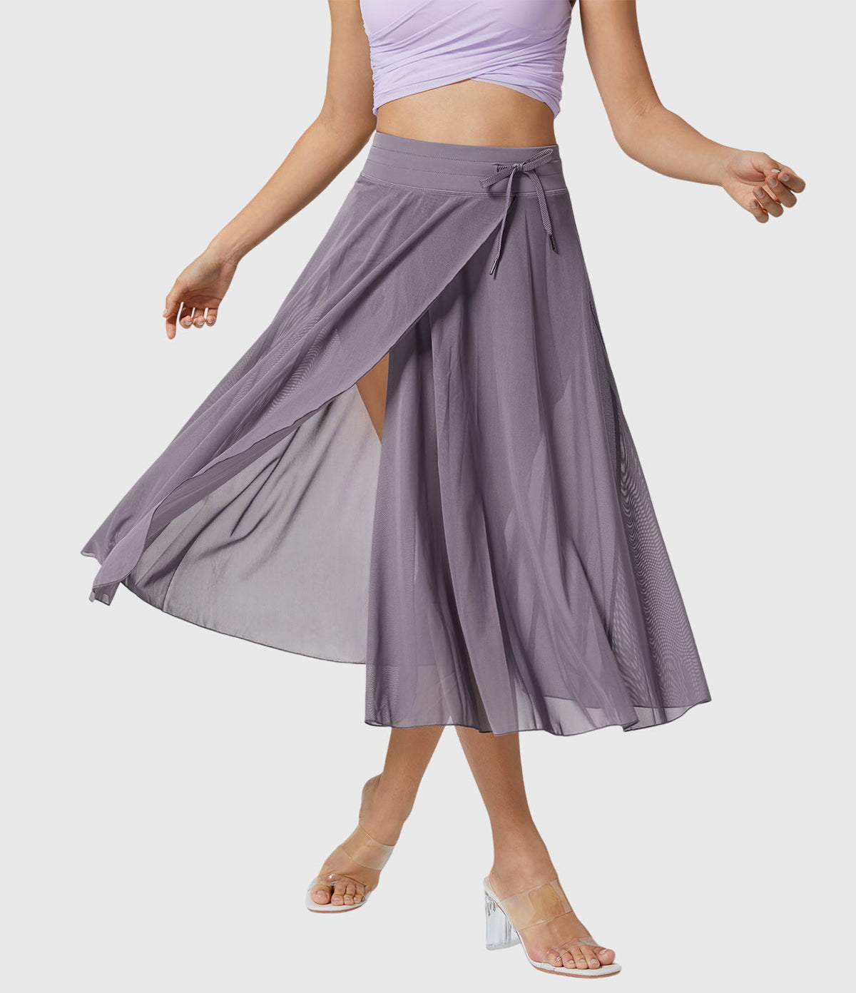 Women's High-Waisted A-Line Skirt - Elegant Everyday Wear | Spring