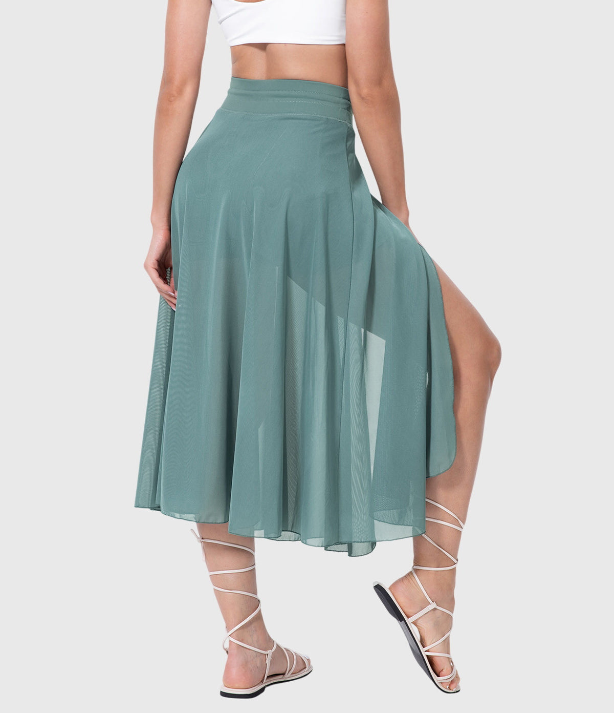 Women's High-Waisted A-Line Skirt - Elegant Everyday Wear | Spring