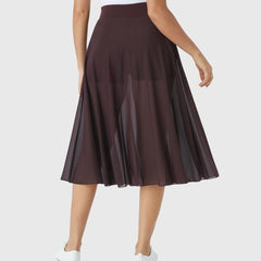 Women's High-Waisted A-Line Skirt - Elegant Everyday Wear | Spring