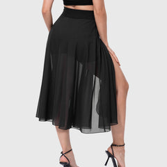 Women's High-Waisted A-Line Skirt - Elegant Everyday Wear | Spring