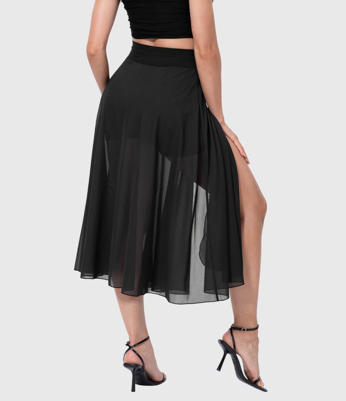 Women's High-Waisted A-Line Skirt - Elegant Everyday Wear | Spring