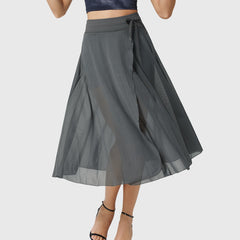 Women's High-Waisted A-Line Skirt - Elegant Everyday Wear | Spring