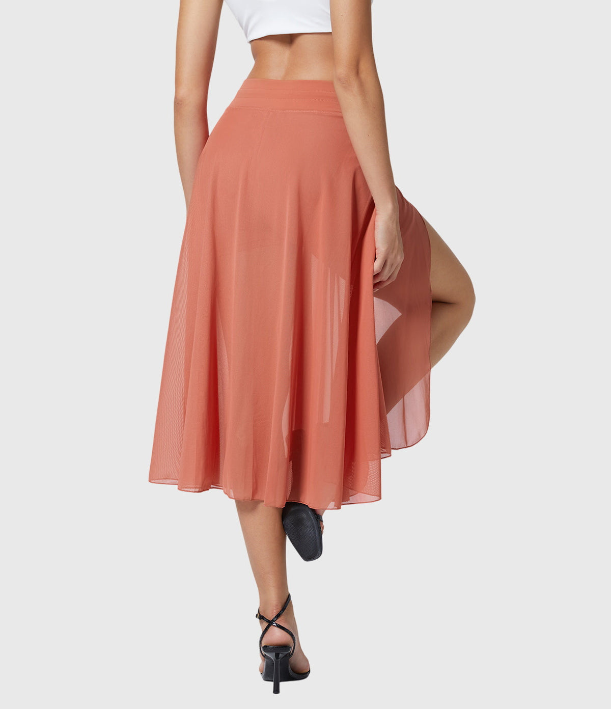 Women's High-Waisted A-Line Skirt - Elegant Everyday Wear | Spring