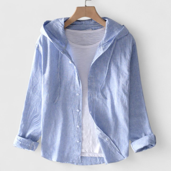 Women's Hooded Blouse - Relaxed Fit | Spring