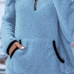 Women's Hoodie | Half-Zip | Winter