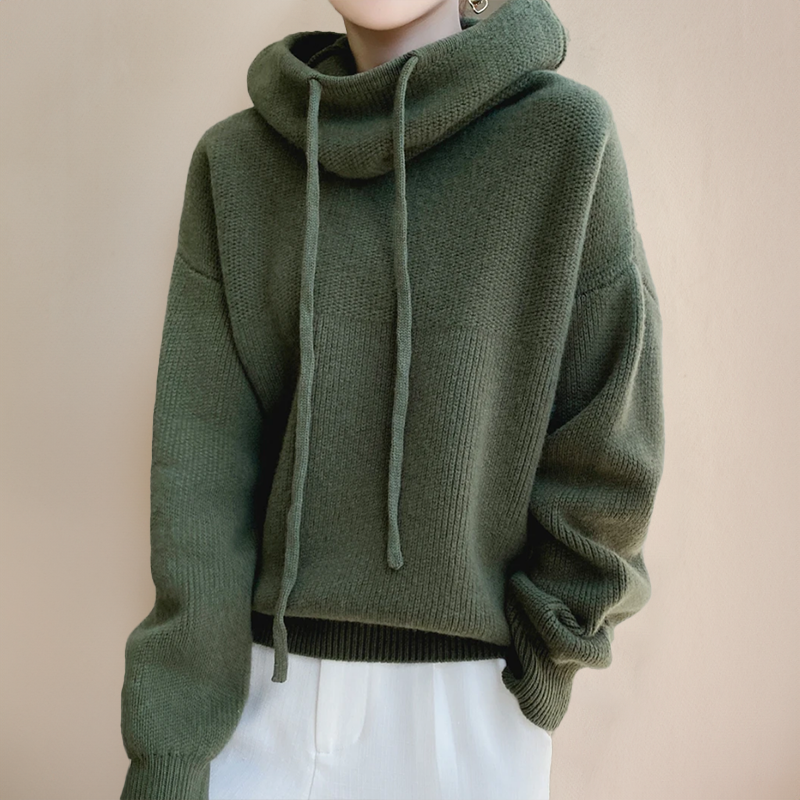 Women's Hoodie | Oversized Fit | Ribbed Edges | Winter